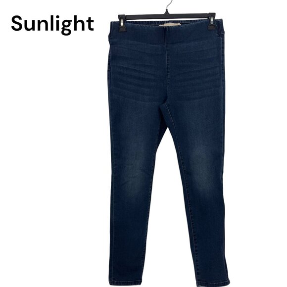 So Surroundings Womens Dark Wash Pull-On Skinny Jeans SZ M Cotton Blend Stretch - Picture 2 of 12